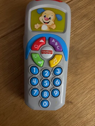 Fisher-Price Lernfernbedienung Grau Kunststoff Hund
