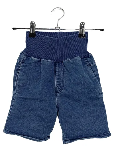 SIGIKID Kinder Jeans Shorts Gr. 92 Blau Casual mit Dinosaurier Stickerei