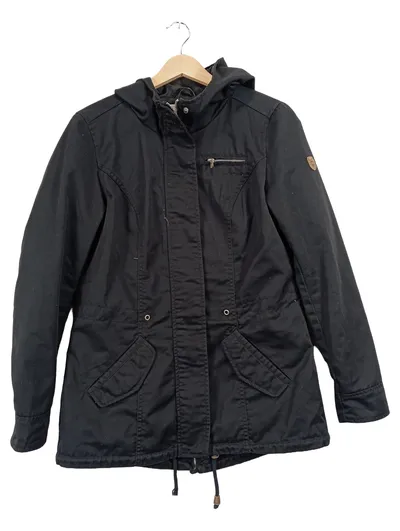 ONLY Damen Winterjacke Parka Kapuze Schwarz Gr. M 38 Casual