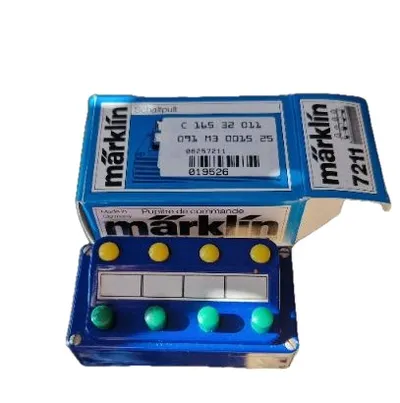 Märklin 7211 Schaltpult Modelleisenbahn Zubehör Blau