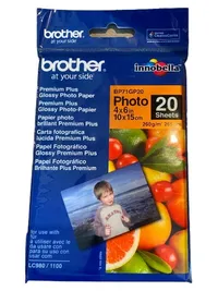 Brother Premium Plus Fotopapier glänzend 10x15cm 20 Blatt 260g/m² 1