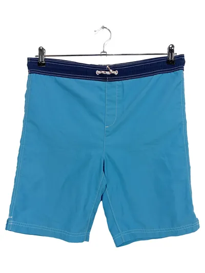 LANDS END Kinder Badeshorts Gr. 152 Blau Casual Schwimmshorts