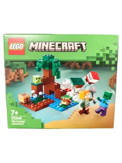LEGO Minecraft 21240 Das Sumpfabenteuer Spielfiguren-Set ab 7 Jahre