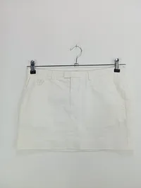 DSQUARED2 Damen Minirock Gr. 42/XL Weiß Elegant Klassisch Baumwolle 1