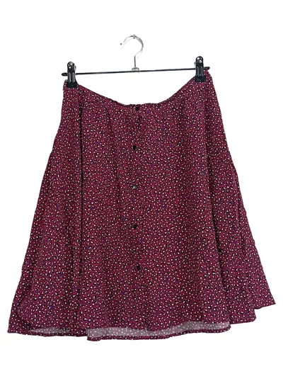 Comptoir des Cotonniers Damen Jeansrock S Mehrfarbig Tierdruck Casual