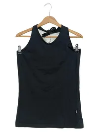 EMP Damen Top Ärmellos Schwarz Gr. 40/L Logo Print Freizeit Casual 1