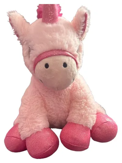 Nicotoy Einhorn Plüschtier Kuscheltier Rosa 26cm Stofftier Mädchen