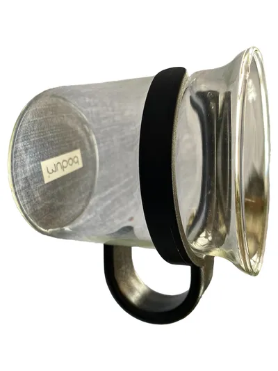 Bodum Kaffeebecher Glas Transparent Modern 350ml Tasse Henkelbecher