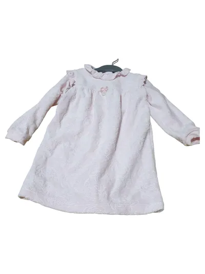 Chicco Kleid Mädchen Rosa Langarm Gr. 80 Freizeitkleid