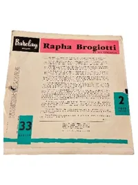 Rapha Brogiotti Et Ses Tziganes Musique Pour Dîner Vinyl LP Barclay 7013 2