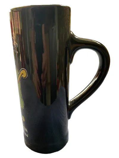 Welde Krug Kaffeebecher Glas Schwarz Modern 500ml Welde Kunstedition