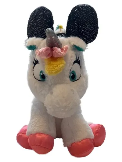 Nicotoy Kuscheltier Einhorn Plüschtier Mädchen Weiß Charmant 30cm