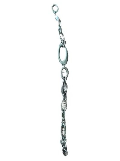 Fossil Damen Armband Edelstahl Silber Gliederarmband 20 cm Klassisch