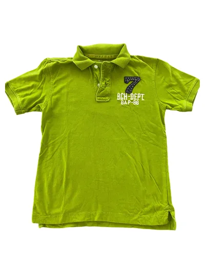 Gap Kids Poloshirt Jungen Gr. 128 (8 Jahre) Grün Casual