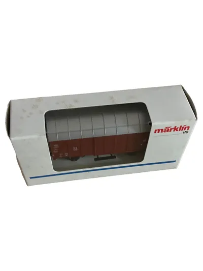 Märklin H0 Güterwagen gedeckt DB braun Modelleisenbahn Waggon OVP