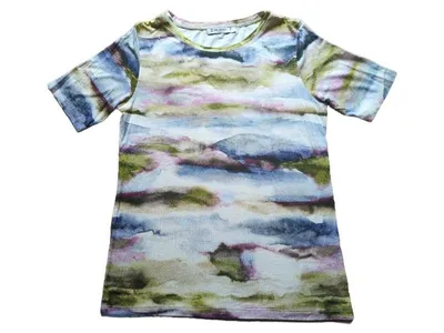 Bicalla Damen T-Shirt Gr. 38/M Mehrfarbig Casual Baumwolle