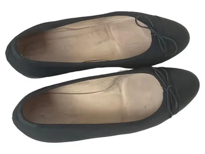 Unützer Ballerinas Damen Schuhe Gr. 39,5 Schwarz Klassisch Elegant