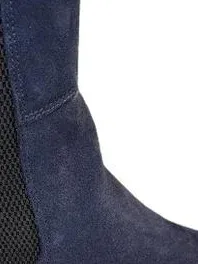 5th Avenue Chelsea Boots Damen Gr. 37 Wildleder Blau Stiefelette 7