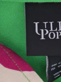 Ulla Popken Damen T-Shirt Gr. XL Grün Florales Muster Kurzarm Viskose 6