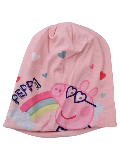 Peppa Pig Mädchen Mütze Beanie Rosa Kinder Freizeit