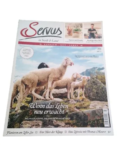 Servus in Stadt & Land Zeitschrift März 2023 Frühling Natur Tiere