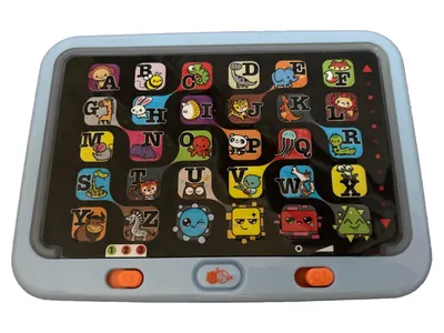 Miniju Lerncomputer Lernspielzeug Tablet Kinder Blau