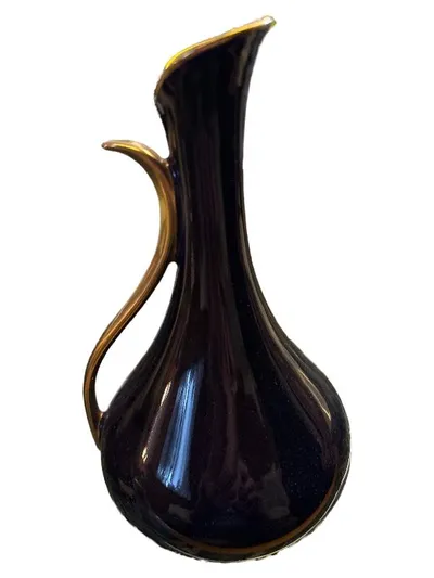 Edelstein Bavaria Echt Cobalt Vase Porzellan Blau 22cm Elegant Festlich