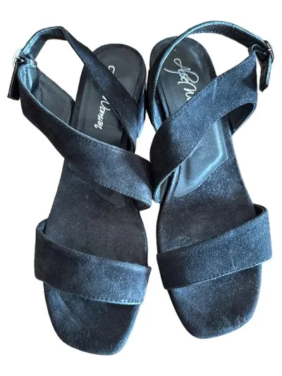 Alpe Woman Damen Sandalen Gr. 41 Schwarz Casual Riemchensandalen