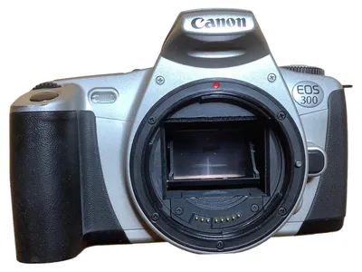 Canon EOS 300 Analog Spiegelreflexkamera SLR 35mm Film Body Silber