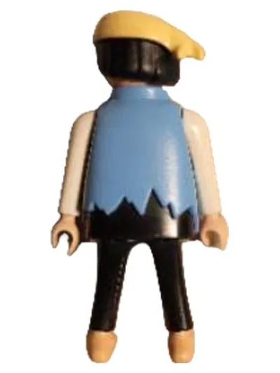 Playmobil Pirat mit gelber Mütze Spielfigur gestreiftes Shirt Weste