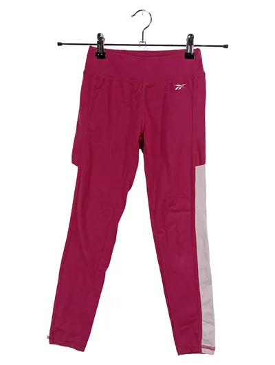 Reebok Kinder Leggings Sporthose Gr. 146 Pink Baumwolle Mädchen
