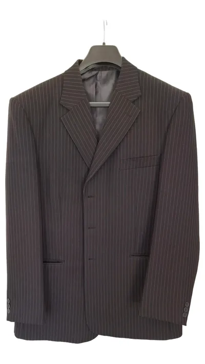 CANDA Sakko Herren 56/3XL Braun Business Gestreift