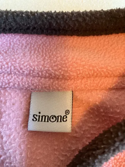 Simone Damen Fleecejacke Rosa Uni Reißverschluss Gr. L XL 40 42