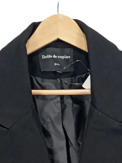 Drôle de Copine Blazer Klassisch Business Damen Schwarz Gr. L 42