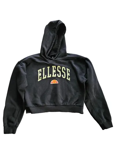 Ellesse Kapuzenpullover Kinder Gr. 152 Schwarz Sportlich Casual Hoodie