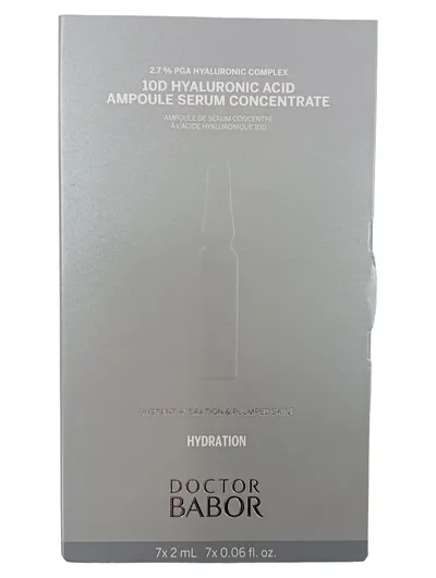 DOCTOR BABOR 10D Hyaluronic Acid Ampulle Serum Konzentrat 7x2ml Damen Hydration