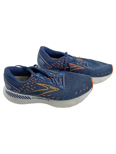 Brooks Glycerin GTS 20 Herren Laufschuhe Blau Orange Gr. 42 Sportschuhe