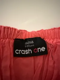 CRASH ONE Mädchen Faltenrock Minirock Rosa Rüschen Spitze Baumwolle Gr. 140 4