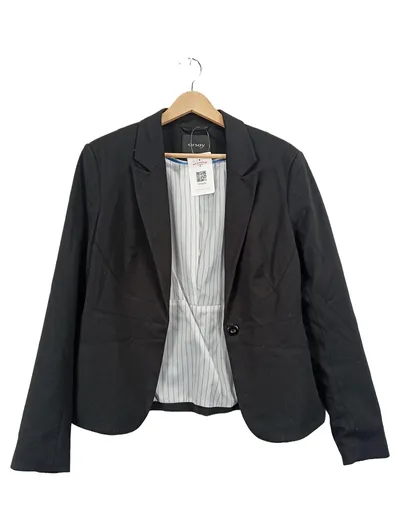 ORSAY Damen Blazer Gr. 40 Schwarz Business Jacke Elegant