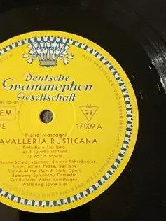 Cavalleria Rusticana Pietro Mascagni Deutsche Grammophon Vinyl LP LPE 17009