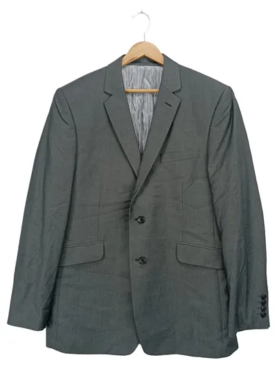BURTON Sakko Herren Business Grau Gr. 52 XL Anzugjacke Blazer