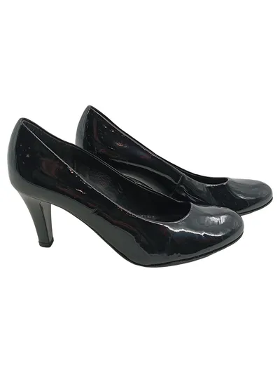 Gabor Damen Pumps Lackleder Schwarz Gr. 37,5 Elegant Business