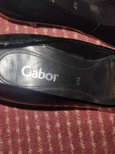 Gabor Damen Pumps Lackleder Schwarz Gr. 37,5 Elegant Business