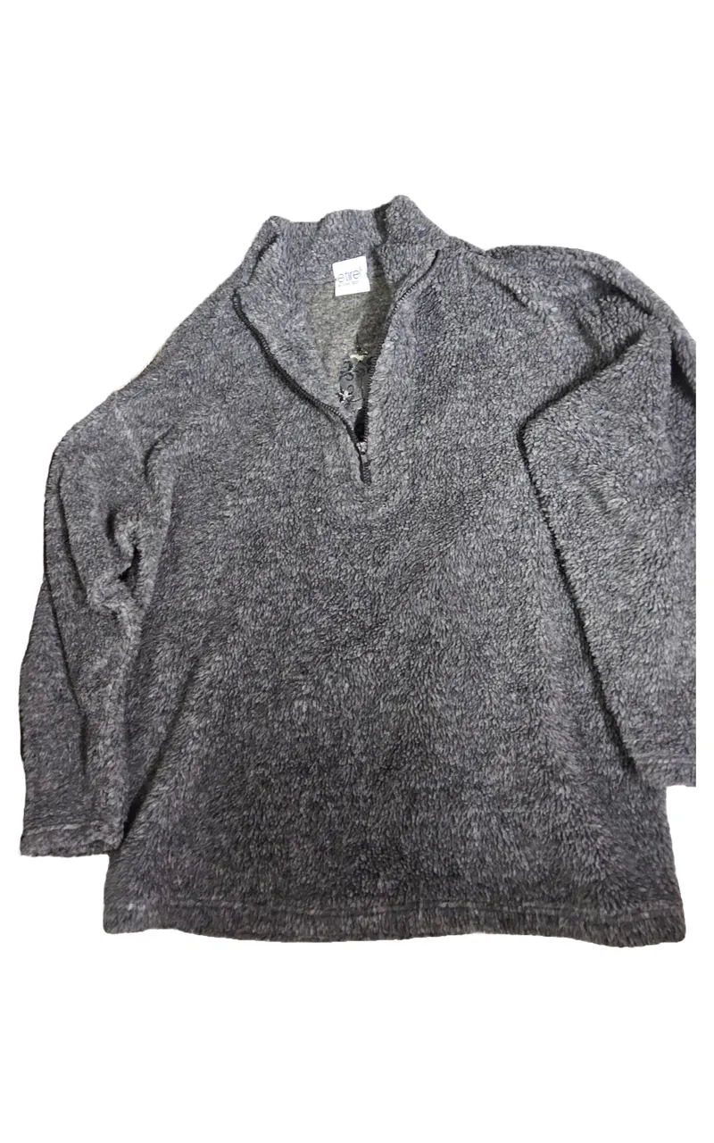 Étirel Herren Fleecepullover Gr. 50/L Grau Casual Outdoor 1