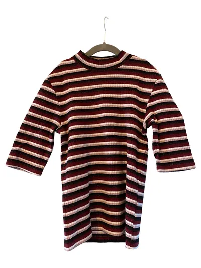 Monki Langarmshirt Damen Gr. 36/S Mehrfarbig Gestreift Casual