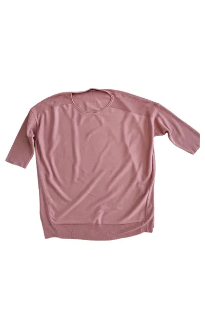Lecomte Pullover Damen Rosa Gr. 36/S Casual 3/4-Arm