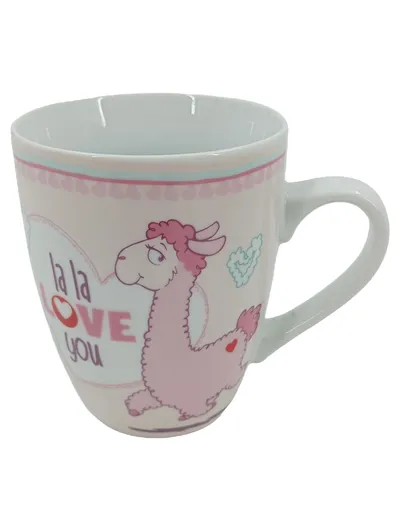 NICI Kaffeetasse Charmant Mehrfarbig Lama Motiv Porzellan Tasse Becher