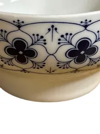 Arzberg Suppentasse Indischblau Porzellan Klassisch Blumen Weiß 11cm 2