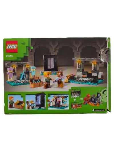 LEGO Minecraft 21252 The Armoury Die Waffenkammer Bauset Komplett ab 7+
