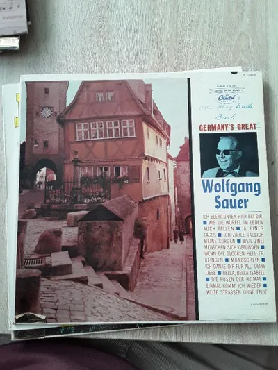 Germany's Great Wolfgang Sauer Vinyl LP Capitol Records Schlager Deutsch